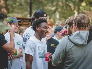 Students at the Involvement Fair