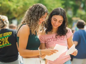 Students at the Involvement Fair