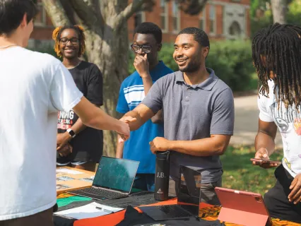 Students at the Involvement Fair