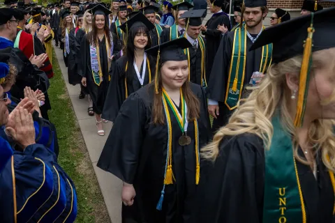 SNC graduates at Commencement