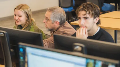 SNC students in the classroom