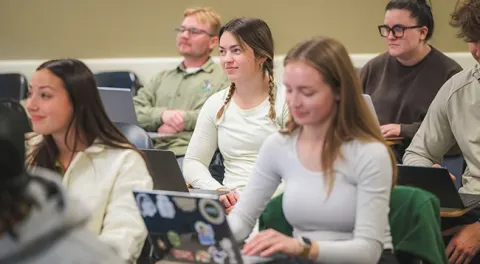 SNC students in the classroom