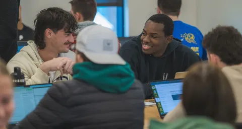 SNC students in a classroom