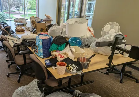 Give and Go! donation items