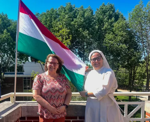 Corri Gossen and Sister Ricovera