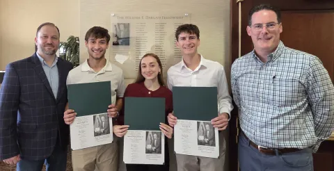 SNC's Dargan Fellows for 2026-27.