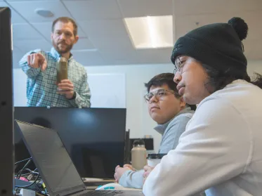 St. Norbert College students in classroom