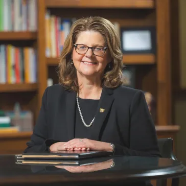 St. Norbert College President Laurie M. Joyner recognized by the Titan 100 Program