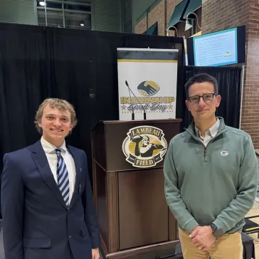 Truman Lokken '27 named #1 overall intern draft pick at 2025 Internship Draft Day