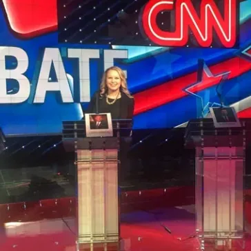 CNN Experience Takes Intern to Presidential Debate