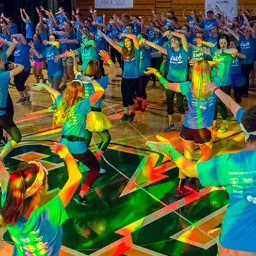 Fundraising Champion Dances to the Music of His Heart