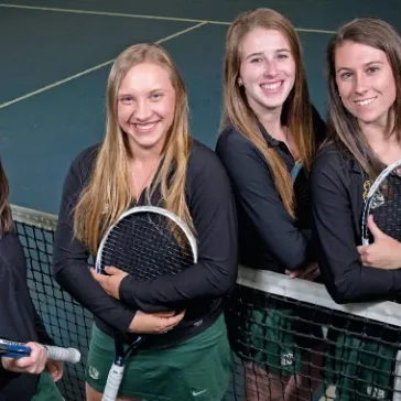 Senior Quartet Drives Tennis Successes