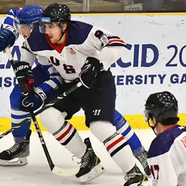 Green Knights Face Off for Their Countries at 2023 Winter World University Games