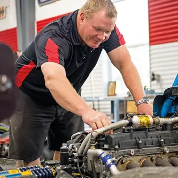 Alumni Profile/Race Car Biz Picks Up Speed