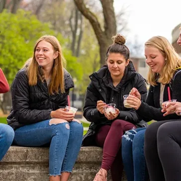 Ice-Cream Event Celebrates 900th Jubilee as Life on Campus Moves Outdoors
